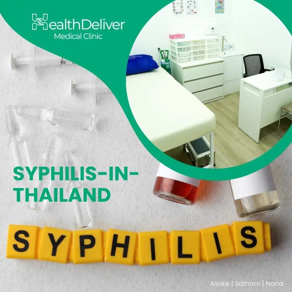 HealthDeliver Medical Clinic syphilis testing treatment facility Thailand interior