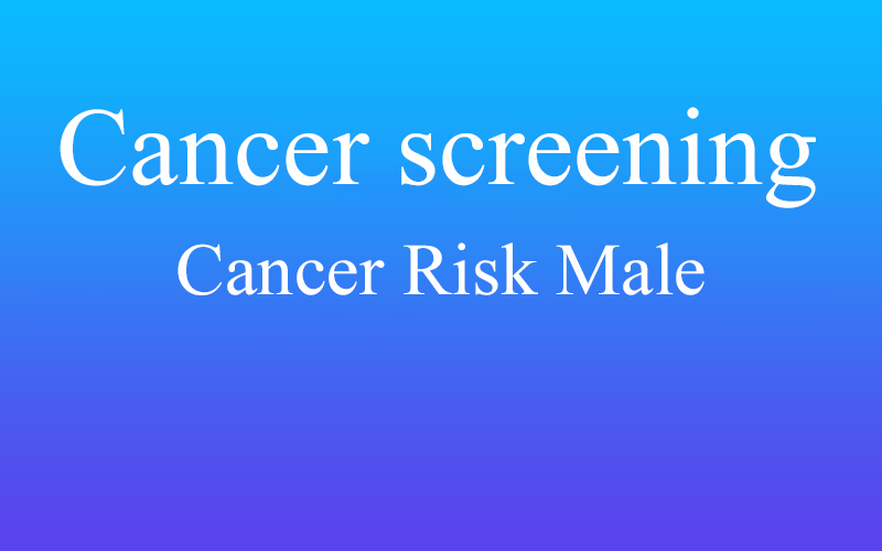 Cancer Risk Male Testing