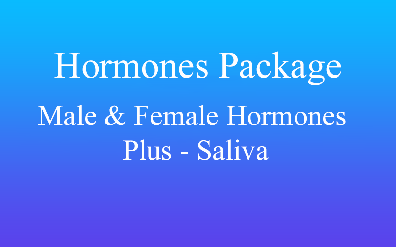 Hormones Package Male Female Hormones Plus Saliva Test