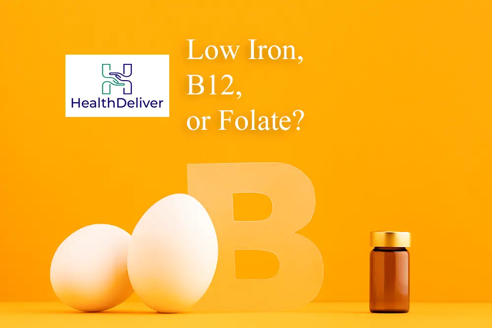 Low Iron, Vitamin B12 or Folate Deficiency