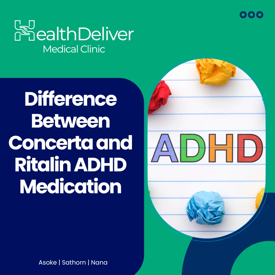 HealthDeliver Medical Clinic ADHD medication comparison Concerta versus Ritalin guide