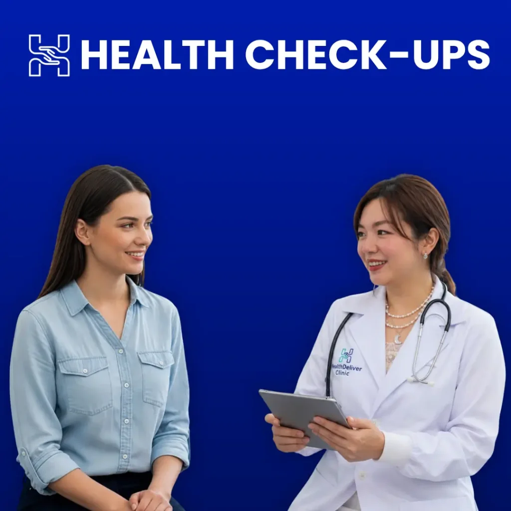 Doctor consulting patient during health checkup appointment discussion